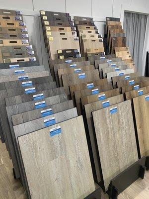 We carry vinyl plank flooring!