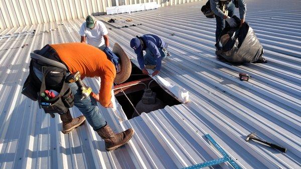 Abilene Texas Metal Roof Install