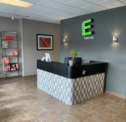 Reception area at our new location of 2 Spring Lane in Farmington...