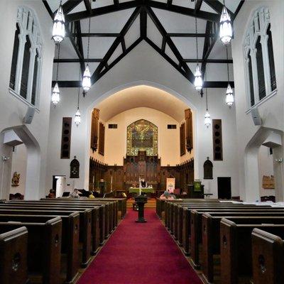 Interior of Trinity Lutheran