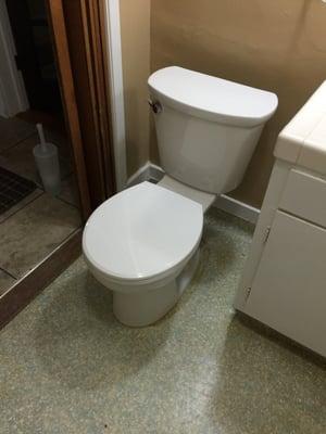 Plain Jane toilet that cost us $710