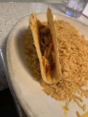 Empty taco