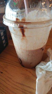 Reese's pieces flavored Frappe...