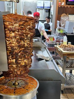 Now that is a delicious looking al pastor trompo