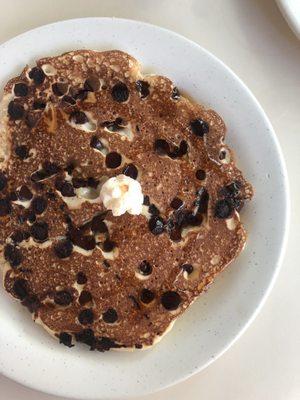 Chocolate chip pancake