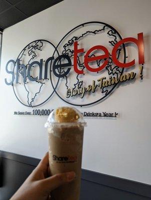 Coffee Blended with Ice Cream