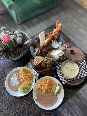 Molcajete with Shrimp