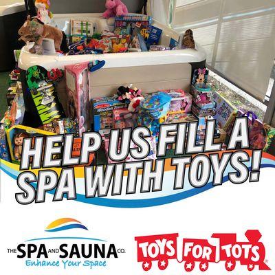 Toys for Tots - Help us Fill a spa with Toys!