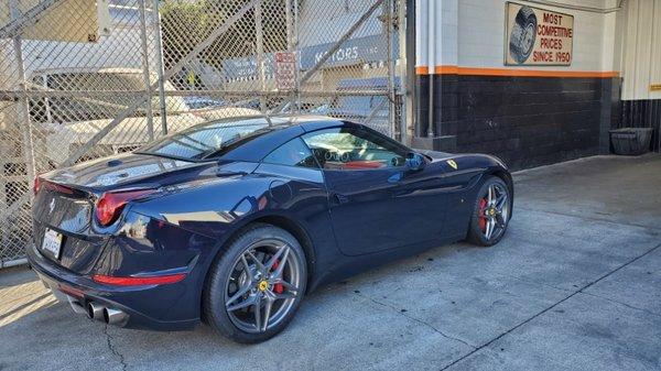 Ferrari fitted for new shoes