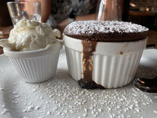 Chocolate soufflé