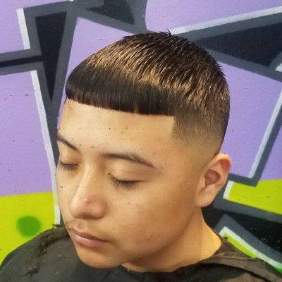 Mid razor fade