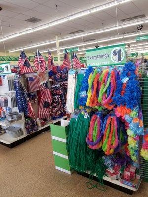 Party supplies  Memorial/ Independence day and luau for summer!