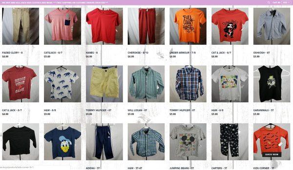 Boys clothes