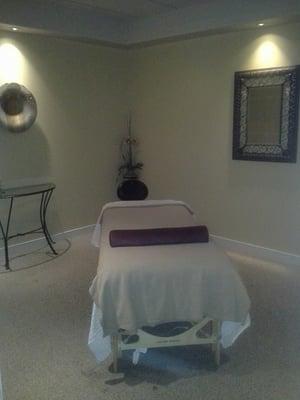 Largest massage room - accommodates couple massages!