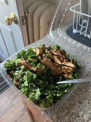 Kale & Quinoa with blackened chicken