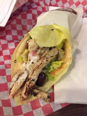 Chicken souvlaki