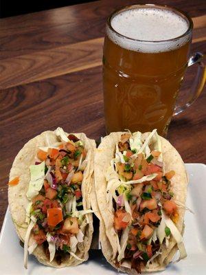 $3 tacos and $6 steins on Tuesdays