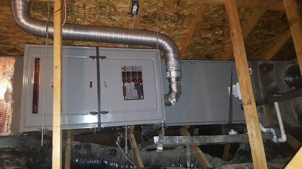 New 17 Seer 2 Stage System Installation