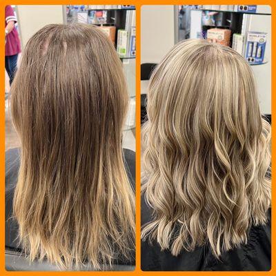 Full Highlights, Haircut and Full Style by Keyla!