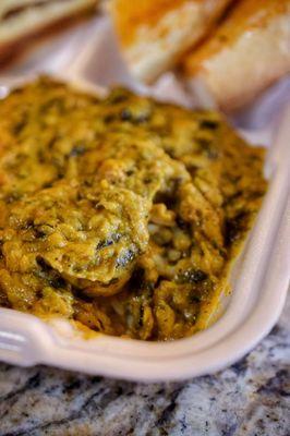 Spinach Mushroom Étouffée