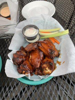 Bourbon wings