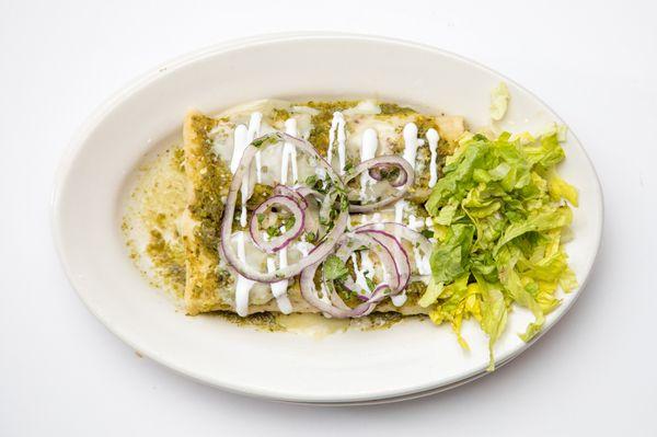 Chicken Green Enchiladas