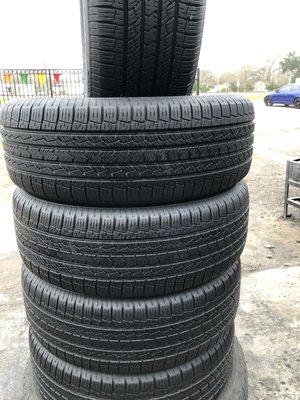 All tires 90% thread