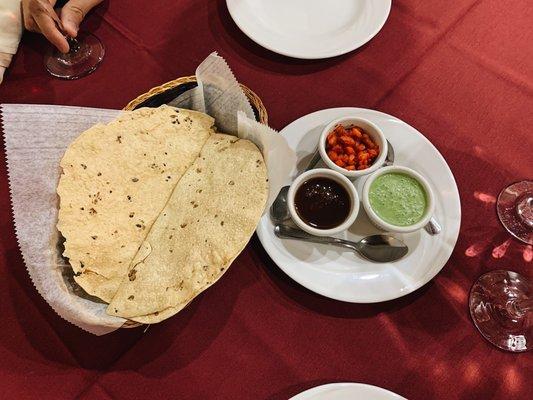 Delicious complimentary appetizer