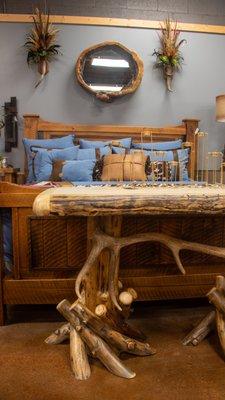 Aspen log furniture