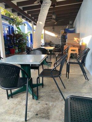 Outdoor seating