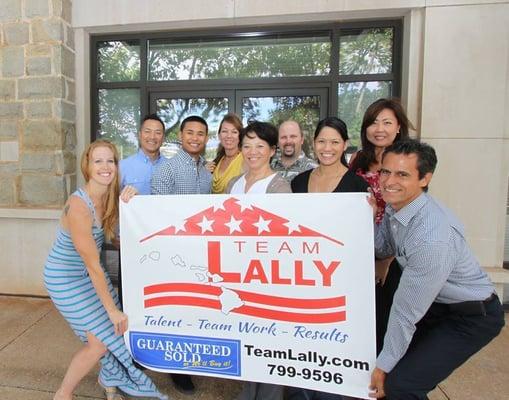 Team Lally in front of our office!