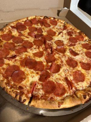 Pepperoni pizza