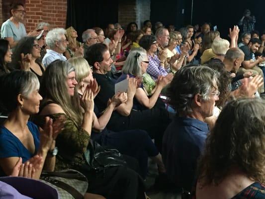 Karl Berger's Improvisers Orchestra performs at El Taller in June 2016. Photo by Frank Spring.