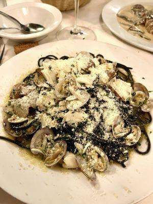 Squid Ink Seafood pasta, very good