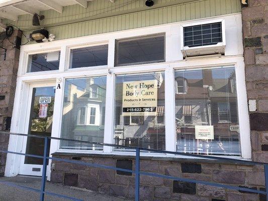 Store front at 19 W. Bridge St., New Hope, Pa