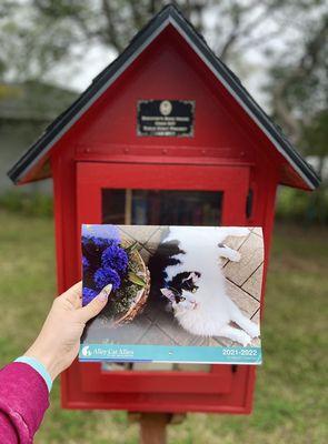 Little Library: Cat Calendar we took home!