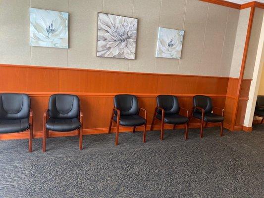 Empty waiting room of Lenox Hill Radiology