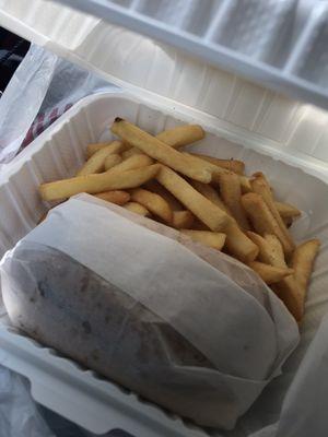 Cheesesteak & French Fries