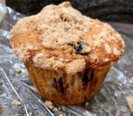 Blueberry Muffin breakfast has lots of sugar. 05/19/22