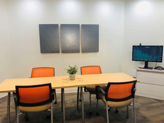 Magnolia Meeting Room will hold up to 4 people