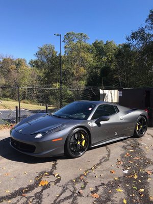 Tinted a Ferrari today!