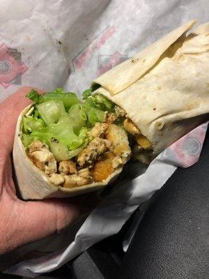 Chicken Cesar wrap