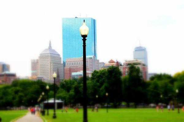 Back Bay View From Boston Common