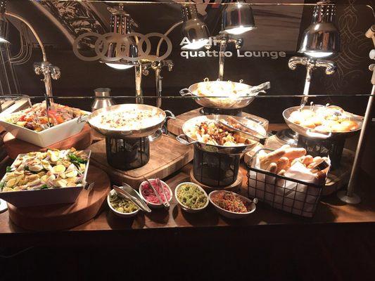 Audi  Quattro Lounge chef outdid himself!