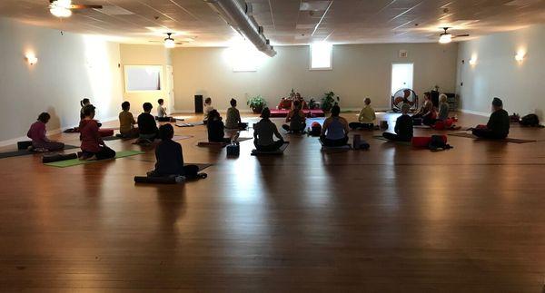 Plenty of space for everybody's practice at the new Inner Heat on Putney Road.