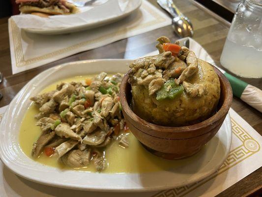 Mofongo garlic chicken