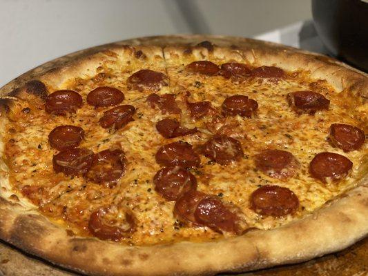 Pepperoni pizza