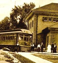 The Inn at DePauw is located on the site of the old Interurban Station