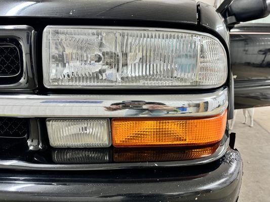 Final headlight restoration