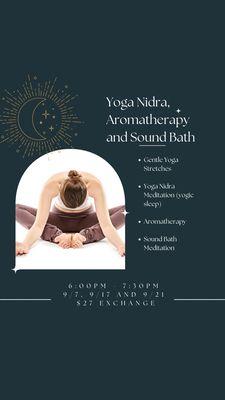 Yoga Nidra, Aromatherapy and Sound Bath